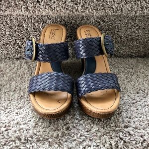 Woven strap wedges. Born size 6